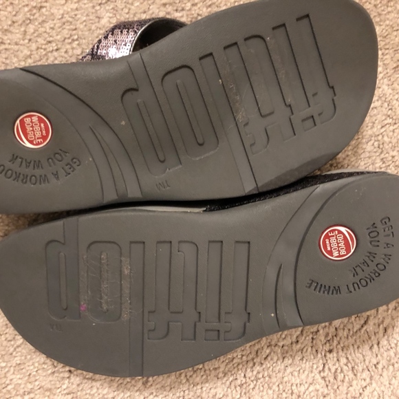 Fitflop glitter thong sandals - Picture 4 of 4
